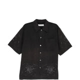 Black shirt, front view