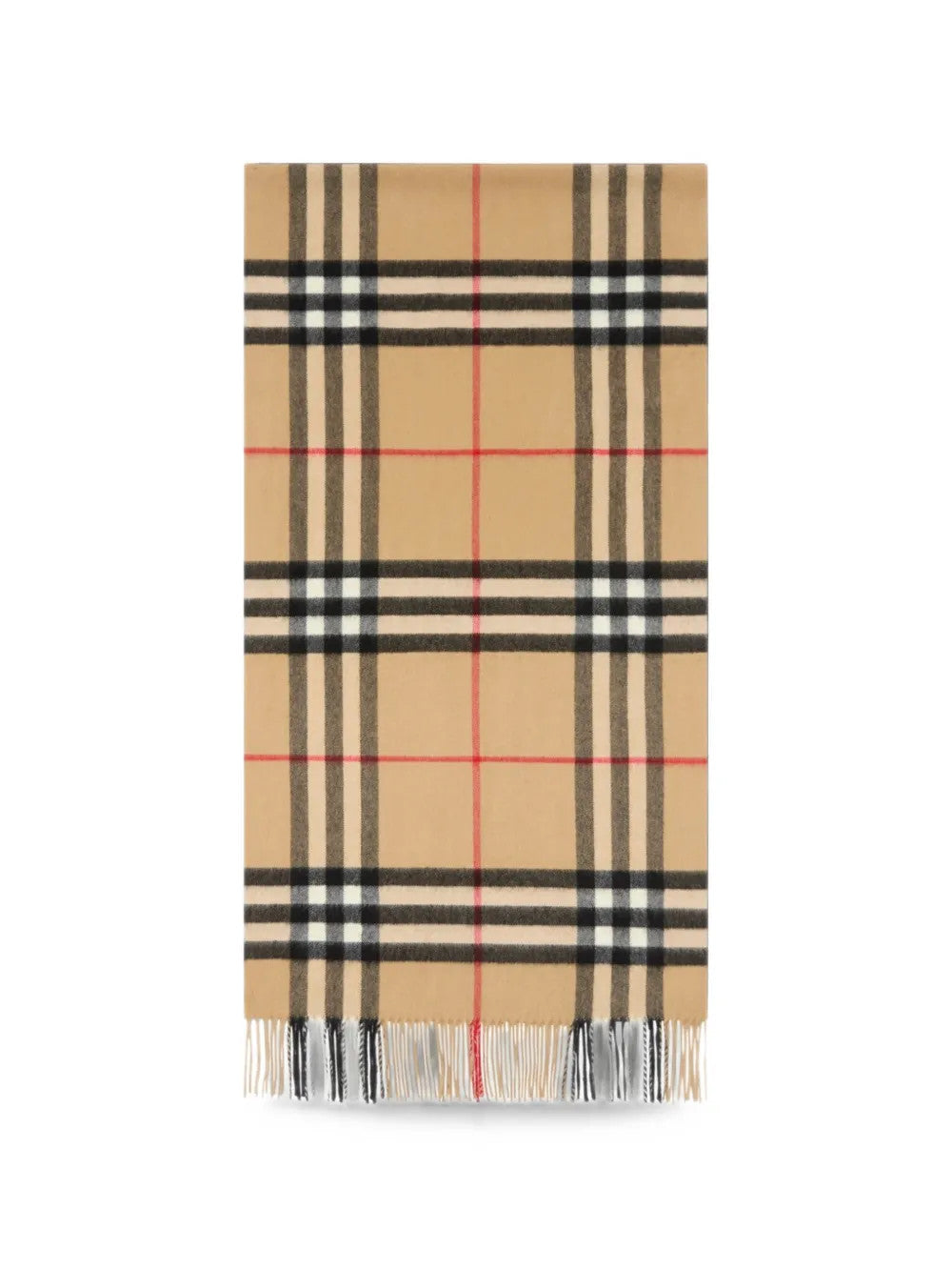 Tan scarf, front view