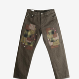 Brown jeans, front view