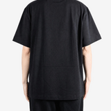 Black t-shirt, front view
