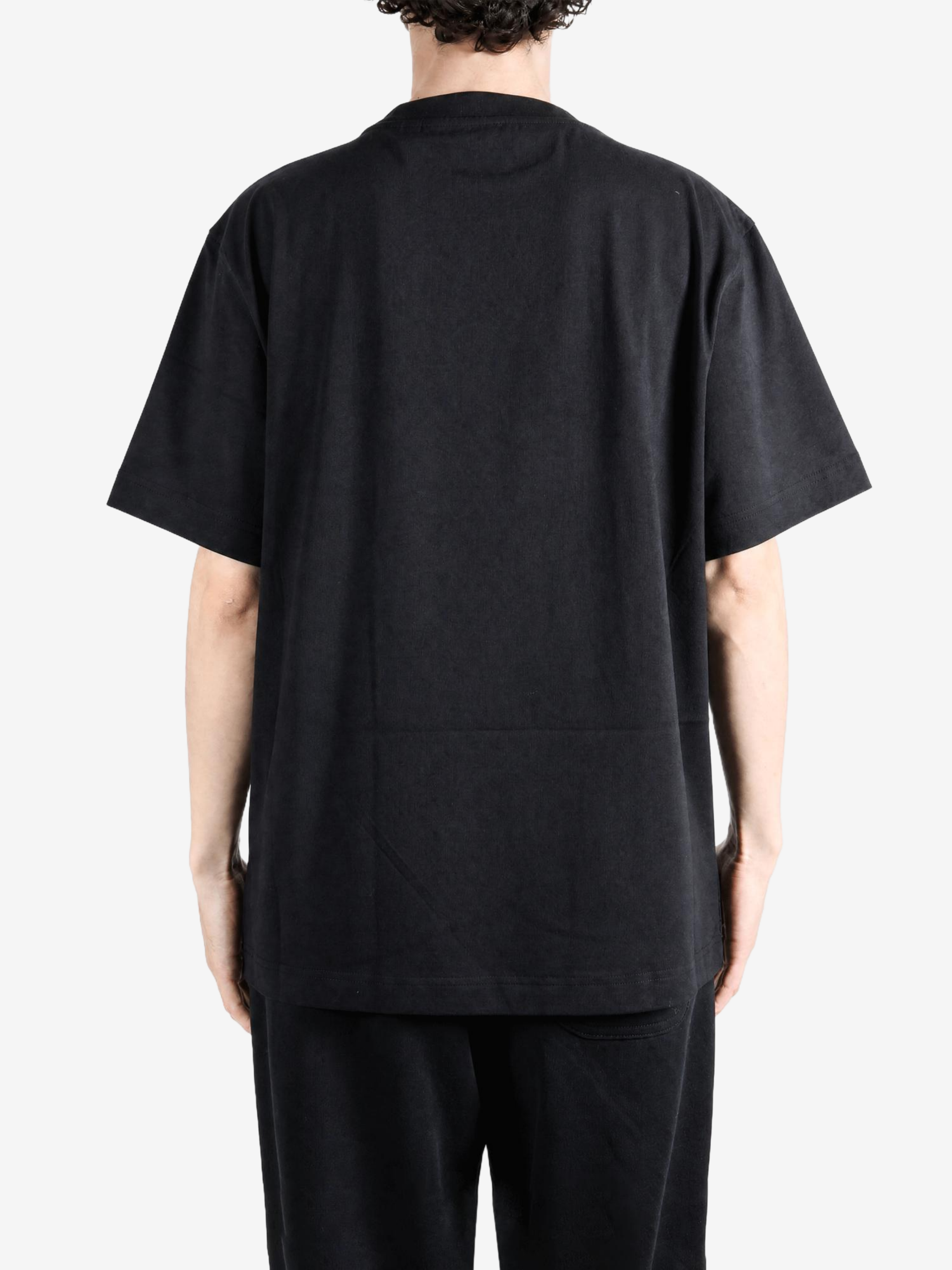Black t-shirt, front view