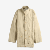 Tan jacket, front view