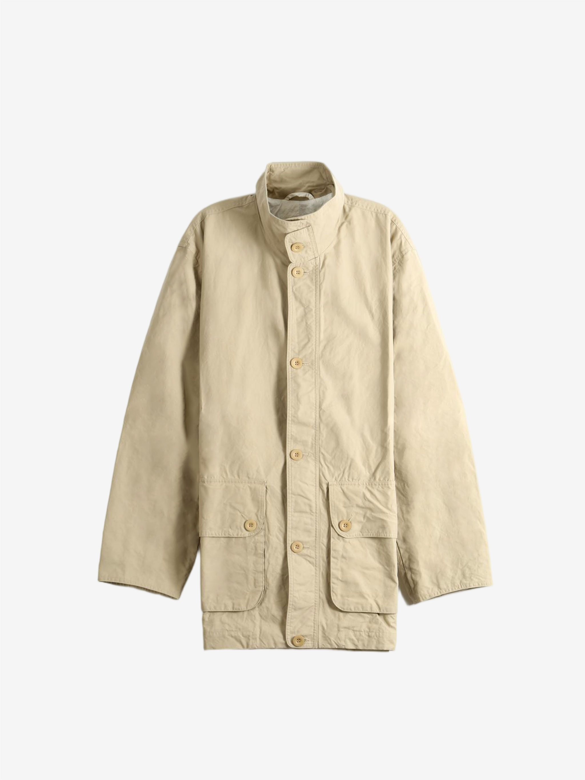 Tan jacket, front view
