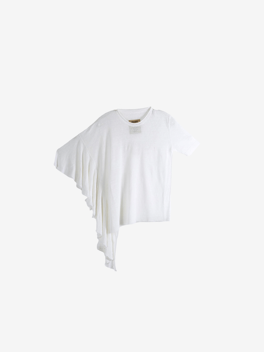 White t-shirt,front view