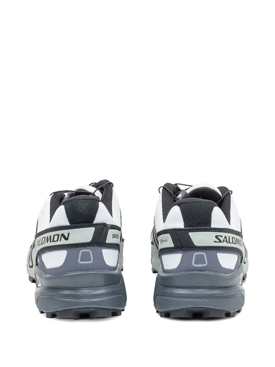 White sneakers , back view