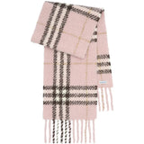 Pink scarf, front view