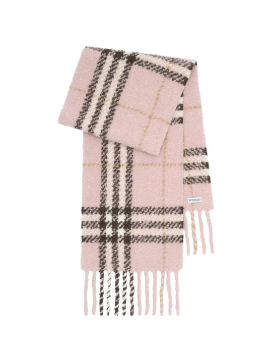Pink scarf, front view