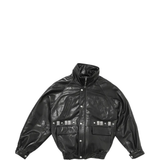 Black jacket, front view