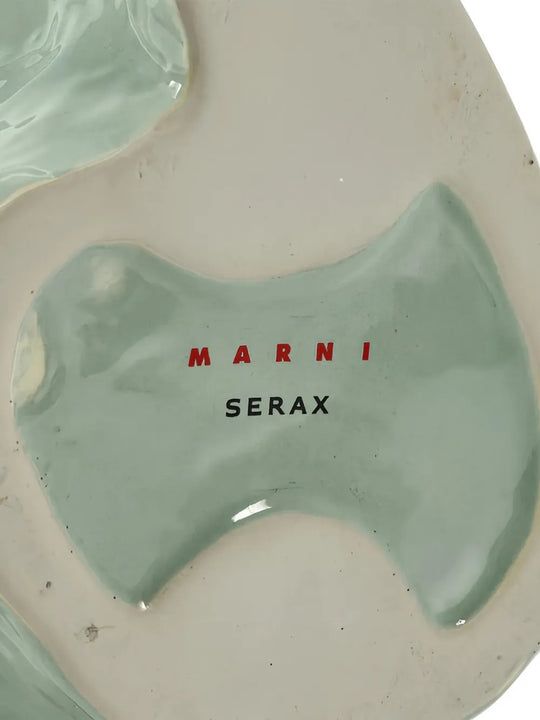 Blue owl vase light, bottom view