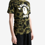 Green t-shirt, full body view