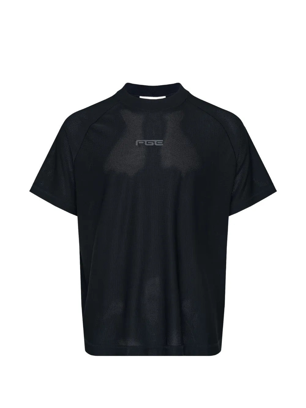 Black t-shirt, front view