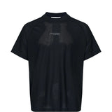 Black t-shirt, front view