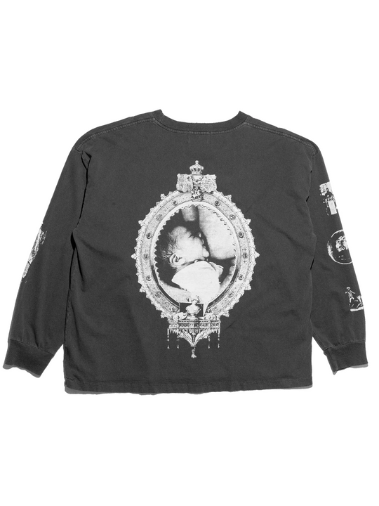 Black shirts,back view