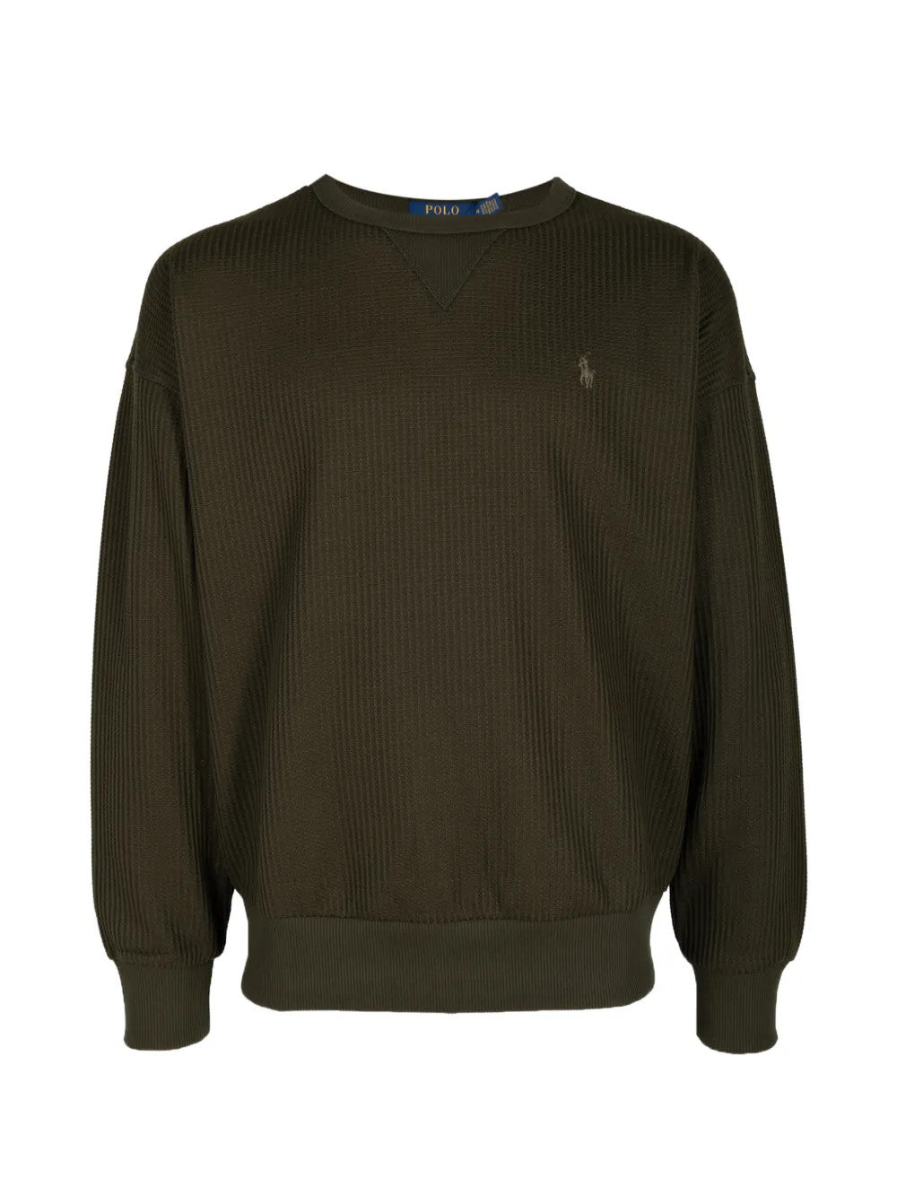 Green hoodie, front view