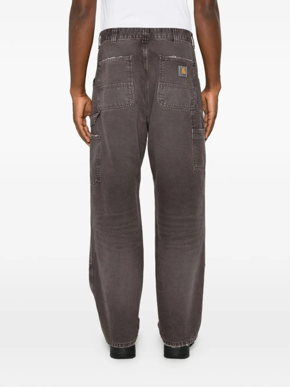 Brown pants, full body view