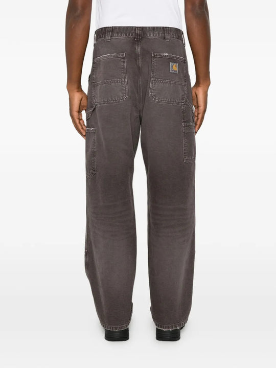 Brown pants, full body view