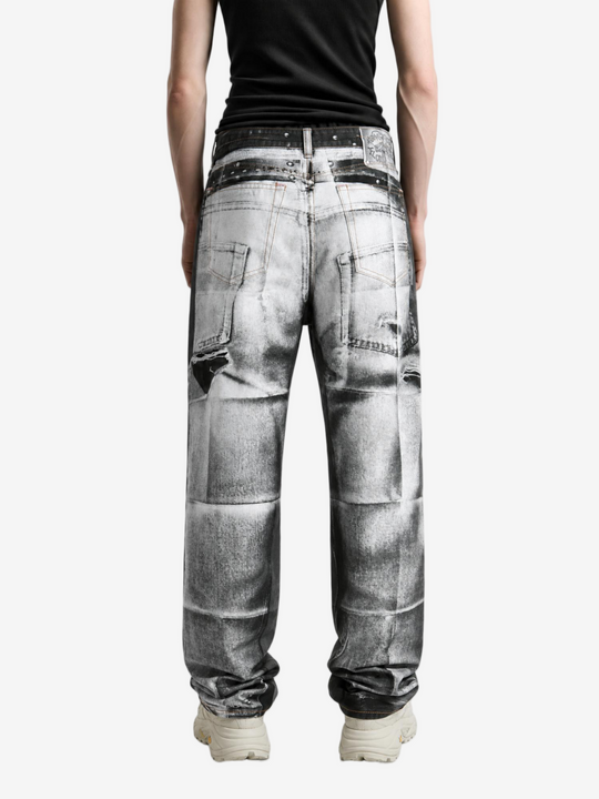 Black jeans, full body view