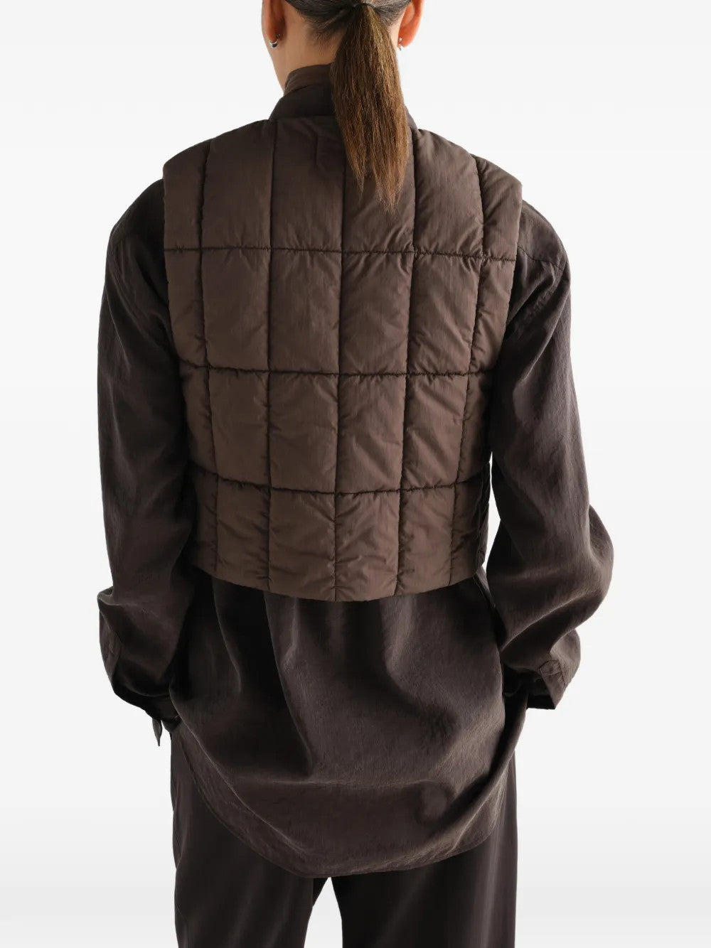 Brown jacket, front view