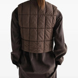 Brown jacket, front view