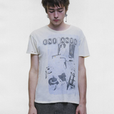 Tan t-shirt, full body view