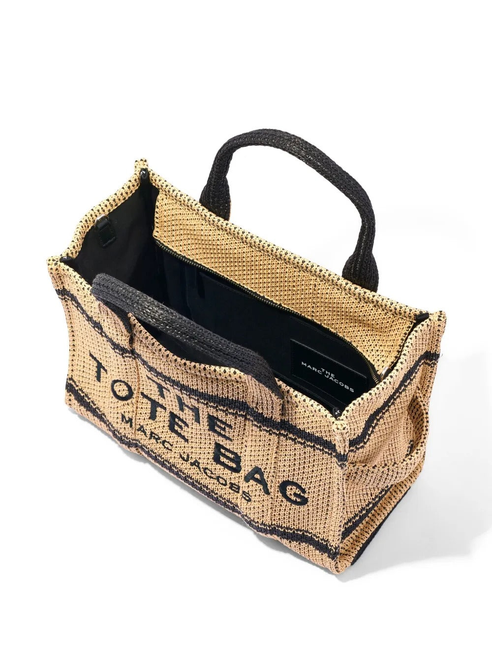 Tan bag, internal view