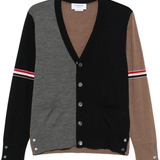 Blue knitwear, front view