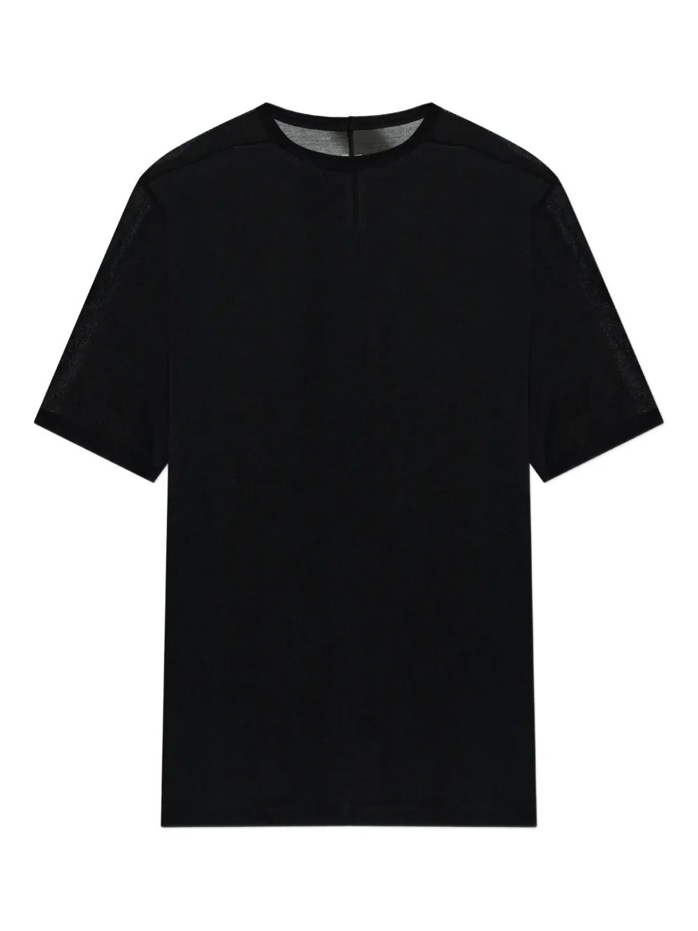 Black t-shirts, front view