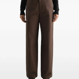Brown pants, front view