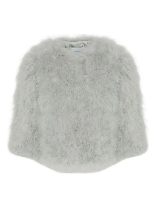 Grey coat, front view