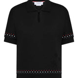 Black t-shirt, front view