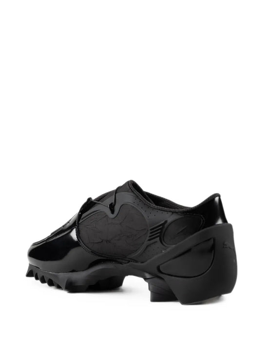Black shoes, side view