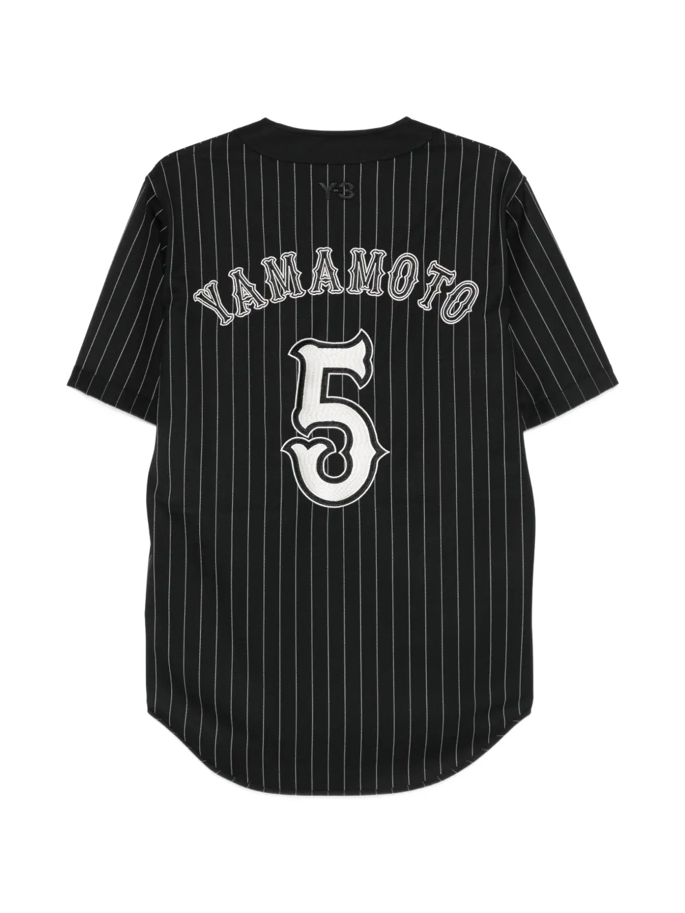 Black t-shirt, back view