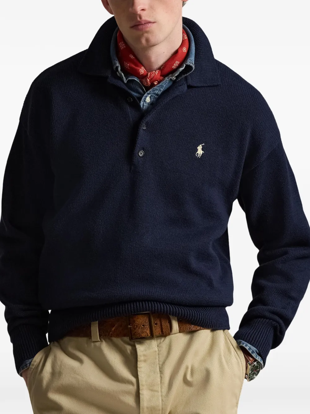 Blue hoodie worn by a person, showing the hoodie fit