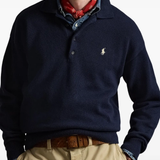 Blue hoodie worn by a person, showing the hoodie fit