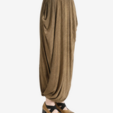 Brown skirt, front view