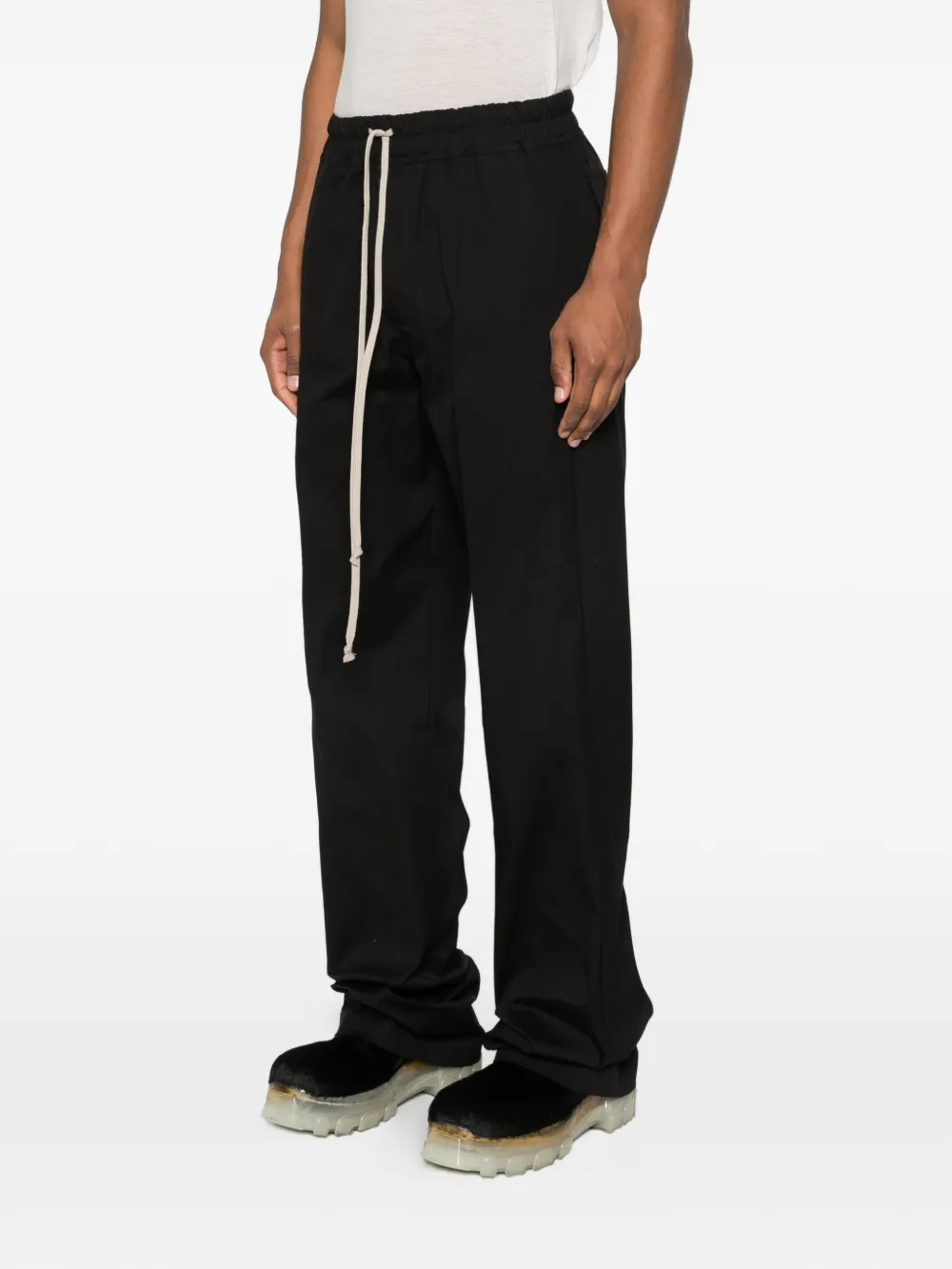 Black pants, full body view