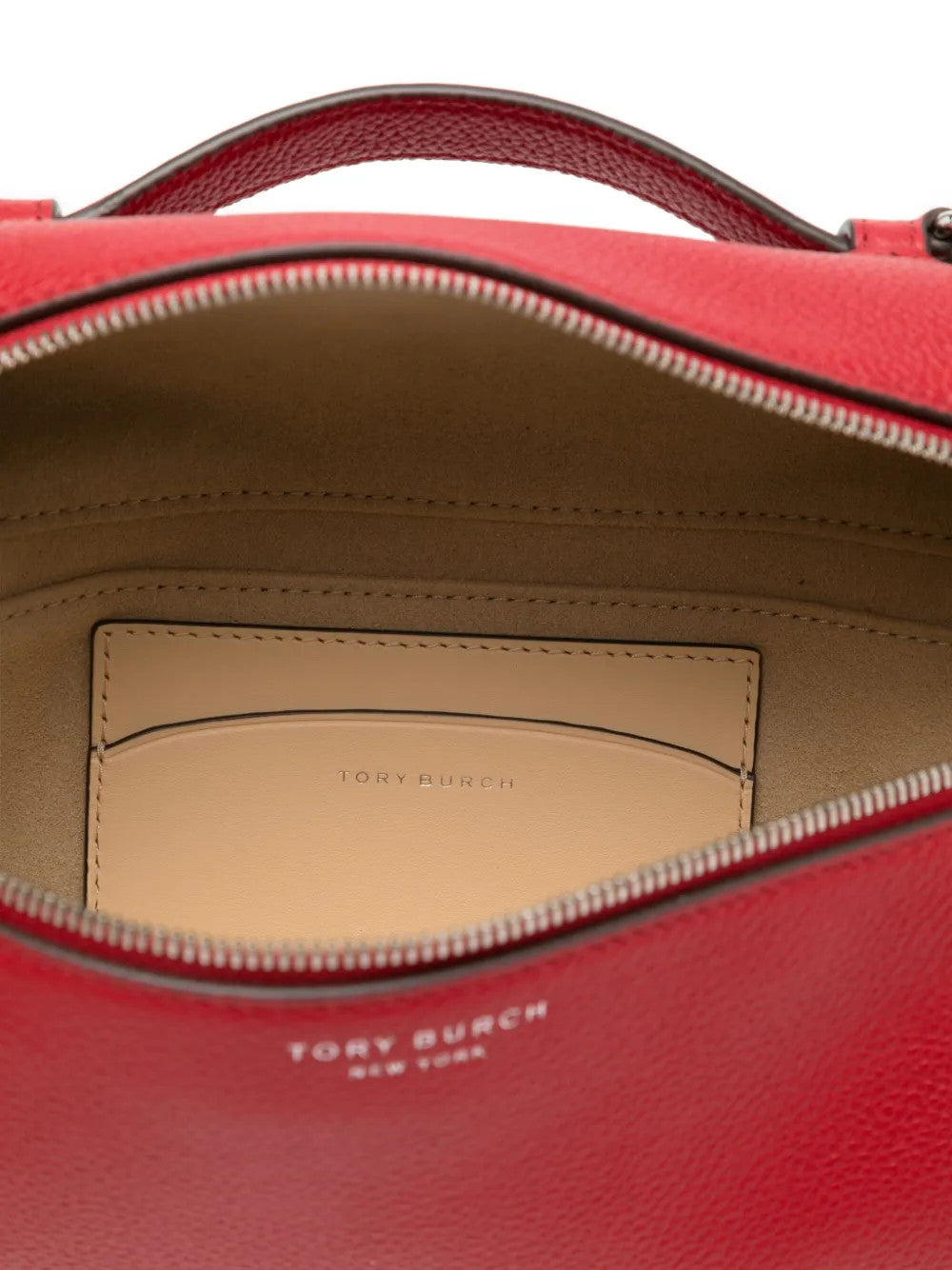 Close up of Red bag, showing detail