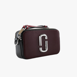 Burgundy bag, front view