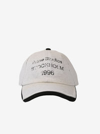 White hat, front view