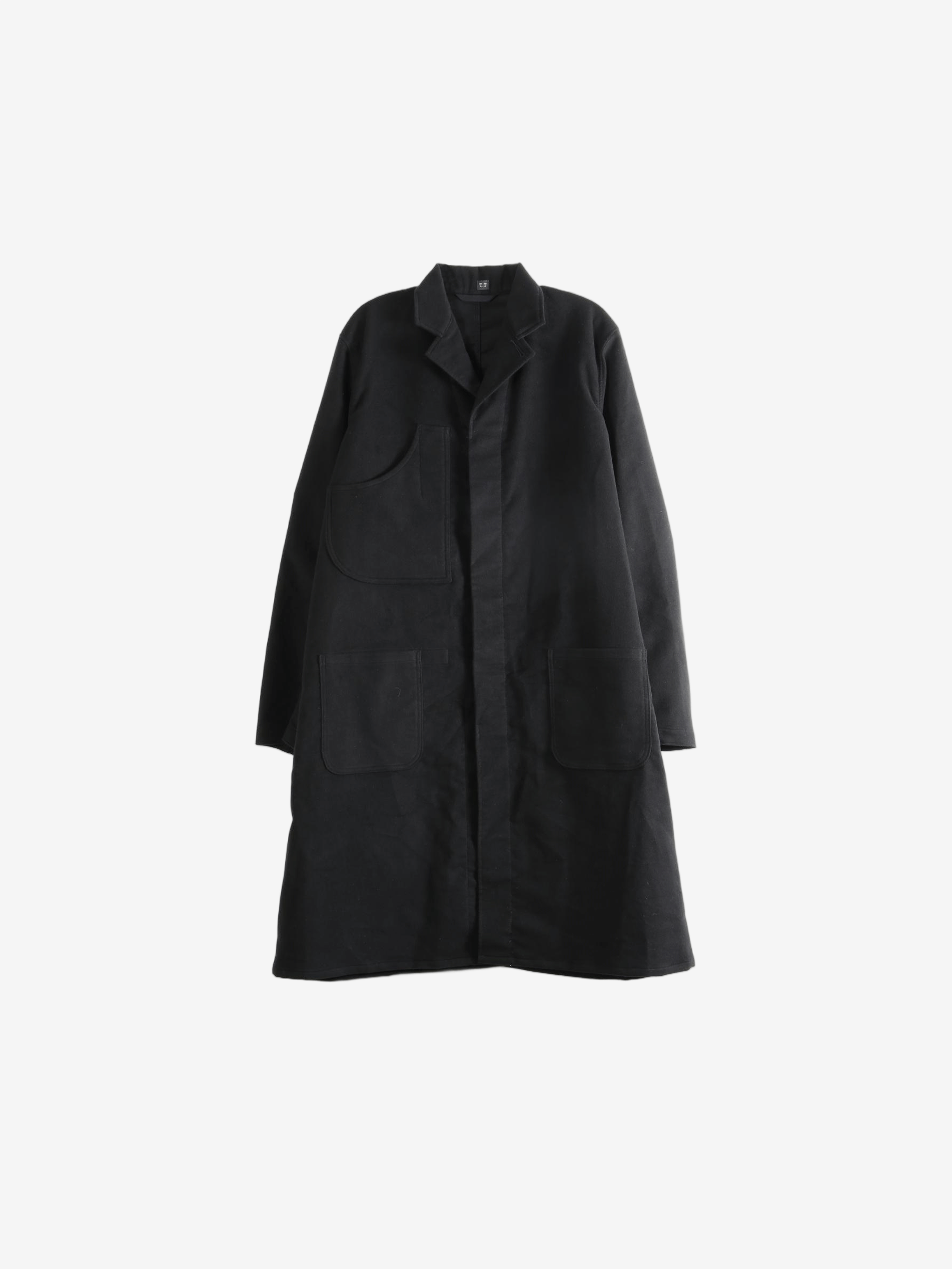 Black jacket, front view