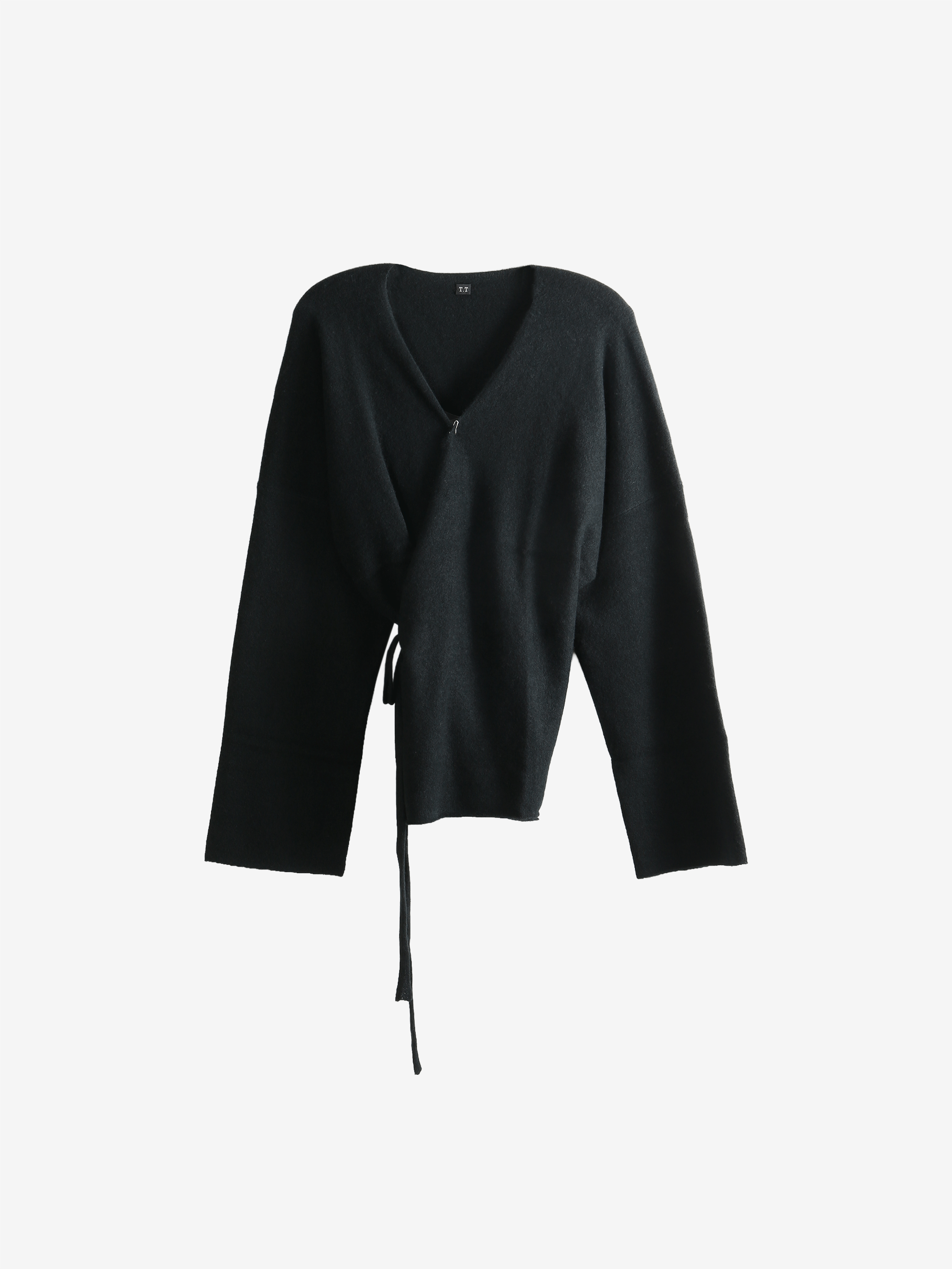 Black jacket, front view