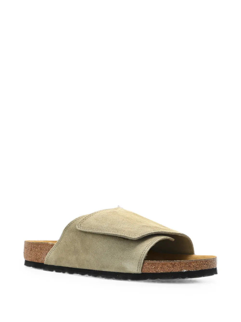 Tan sandals, front view