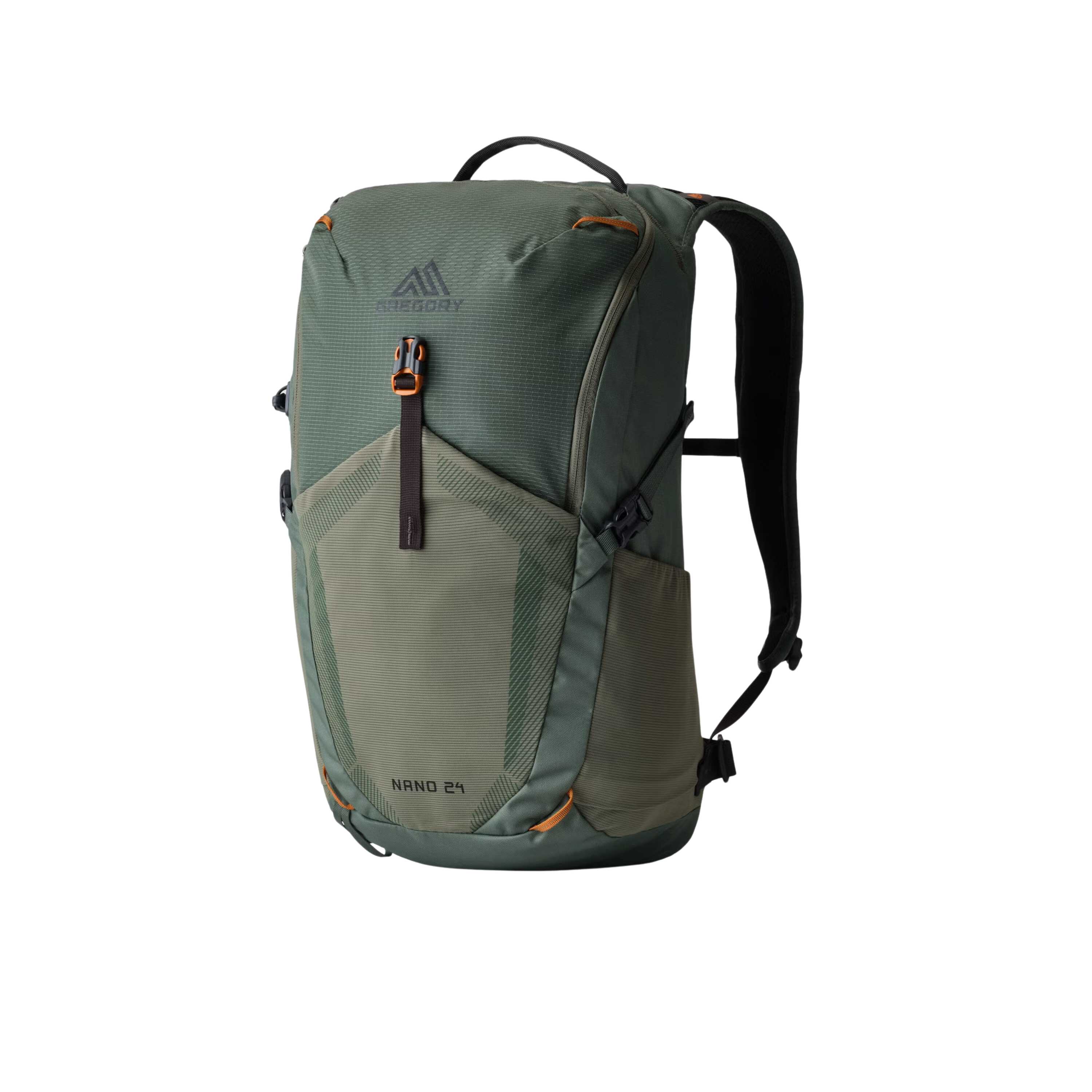 Green bag, front view