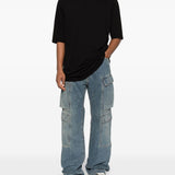 Blue jeans, full body view