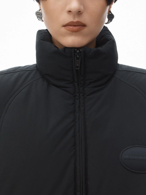 ALEXANDER WANG - Women Dome Silicone Patch Puffer Vest