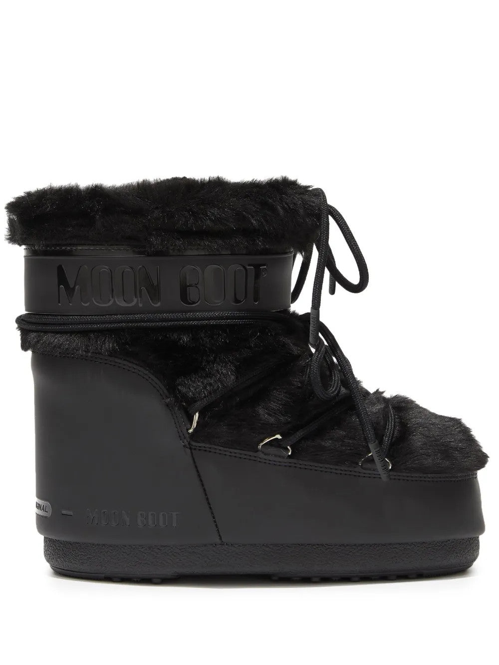 Black boots, side view