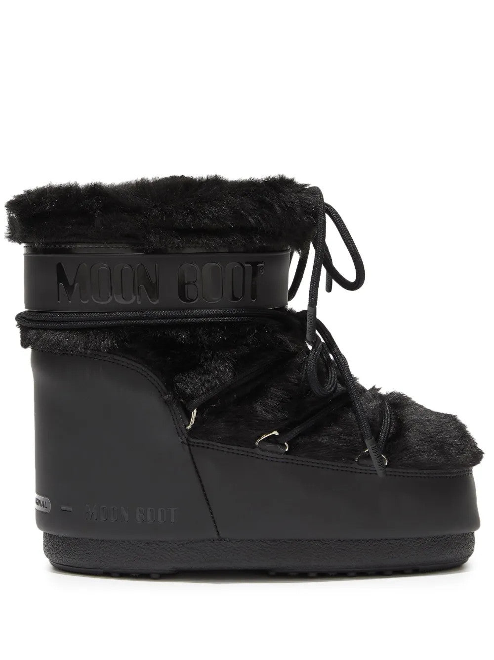 Black boots, side view