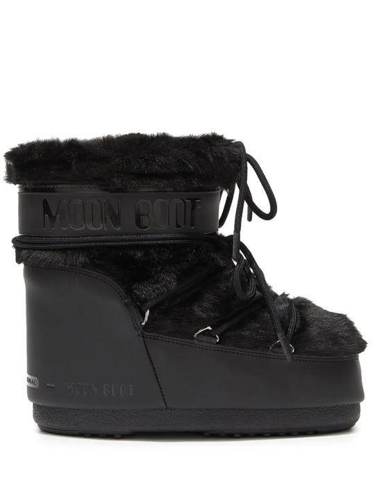 Black boots, side view