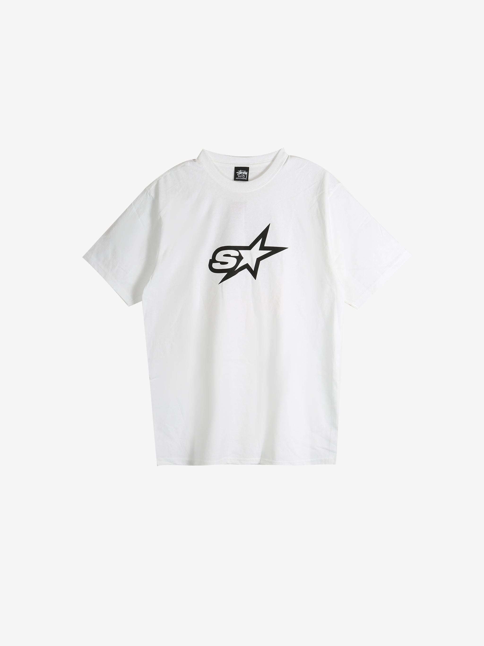 White t-shirt,  front view