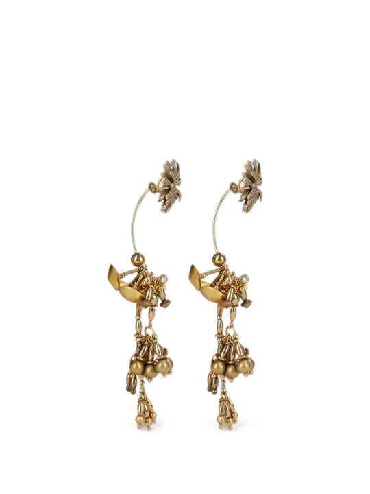 Yellow jewelry, front view